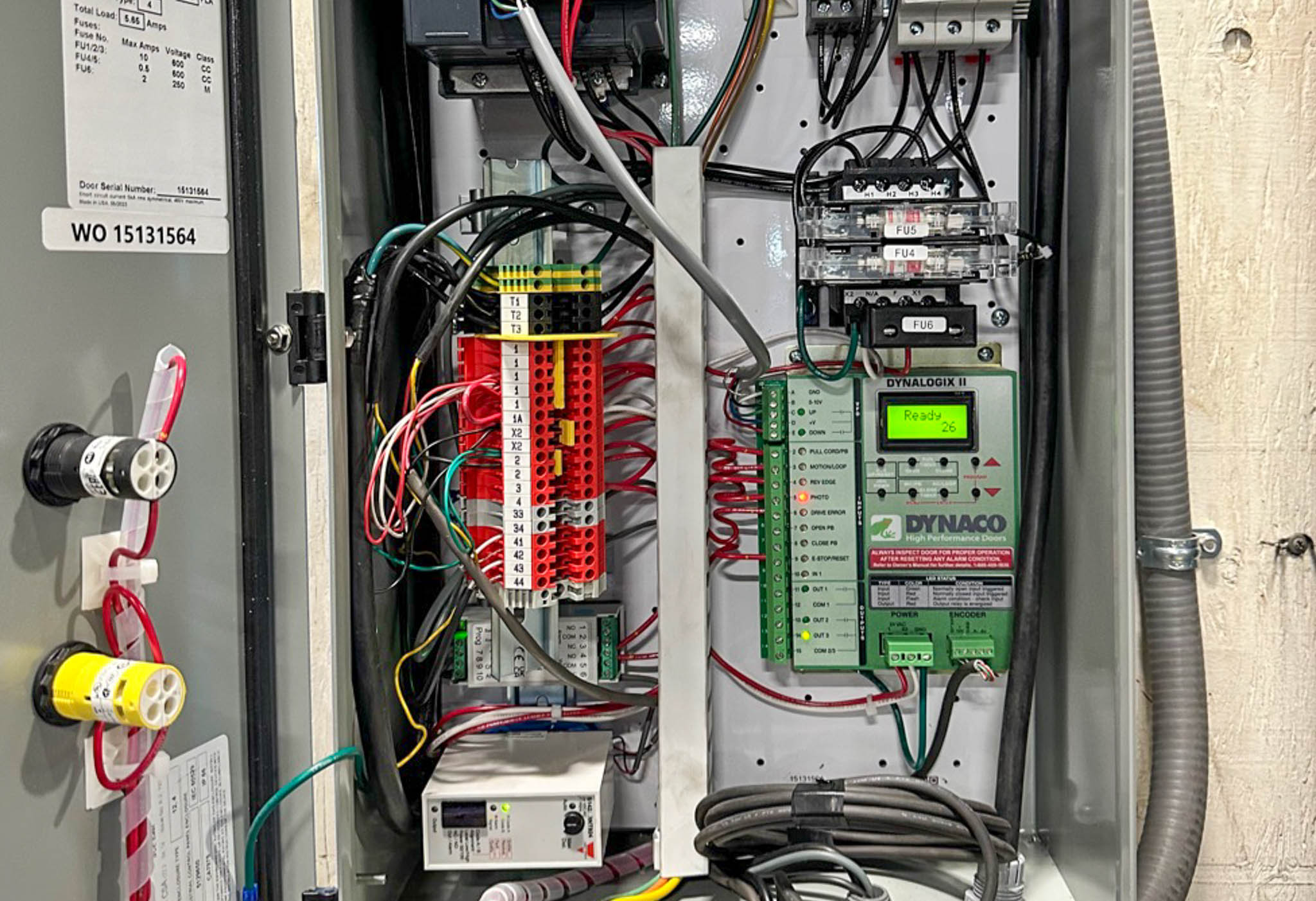 Commercial door operator repair