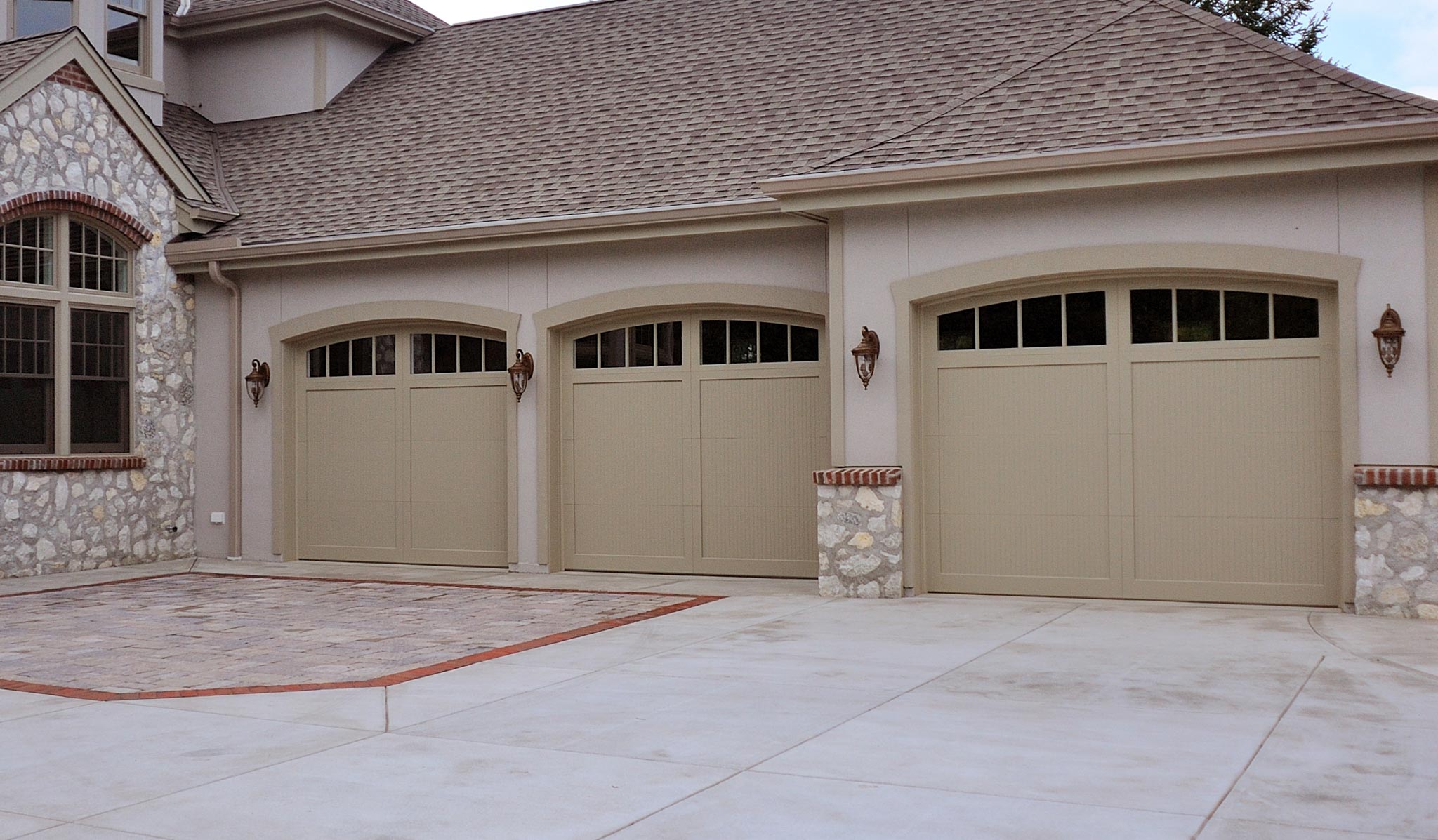 Garage door panel repair